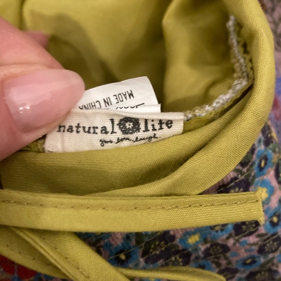 NATURAL LIFE Sandy Days Bucket Hat Watercolor Patchwork Sunny Day Boho Festival - Picture 11 of 14